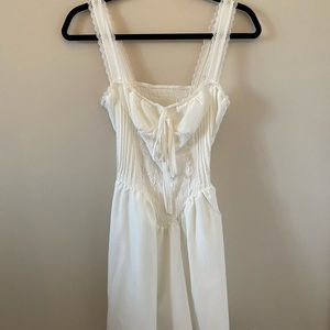 Juakoso Women Y2k Low Cut Corset Mini Dress Bustier Sleeveless Short Sundress